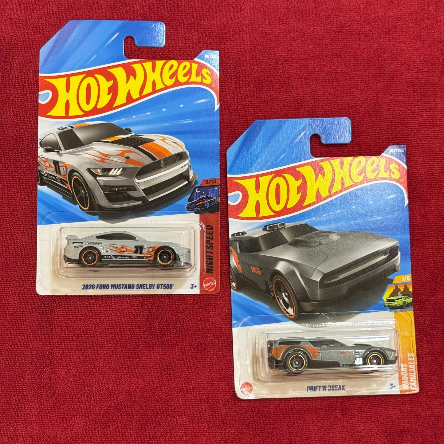 2020 FORD MUSTANG SHELBY GT500 & PRIFT'N BREAK (IMPORTED) | Hot Wheels 2026 Case A