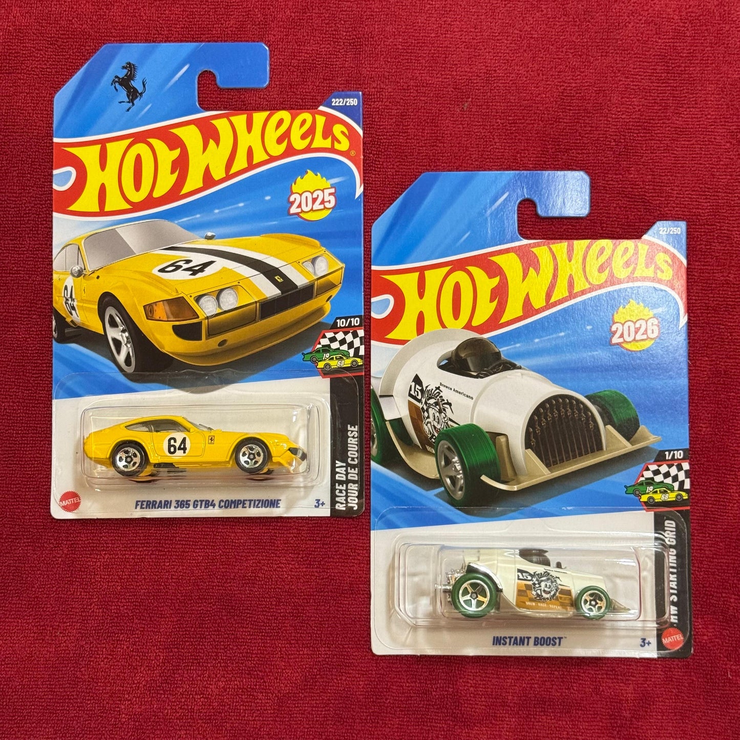 FERRARI 365 GTB4 COMPETIZIONE & INSTANT BOOST (IMPORTED) | HotWheels 2026 Case A