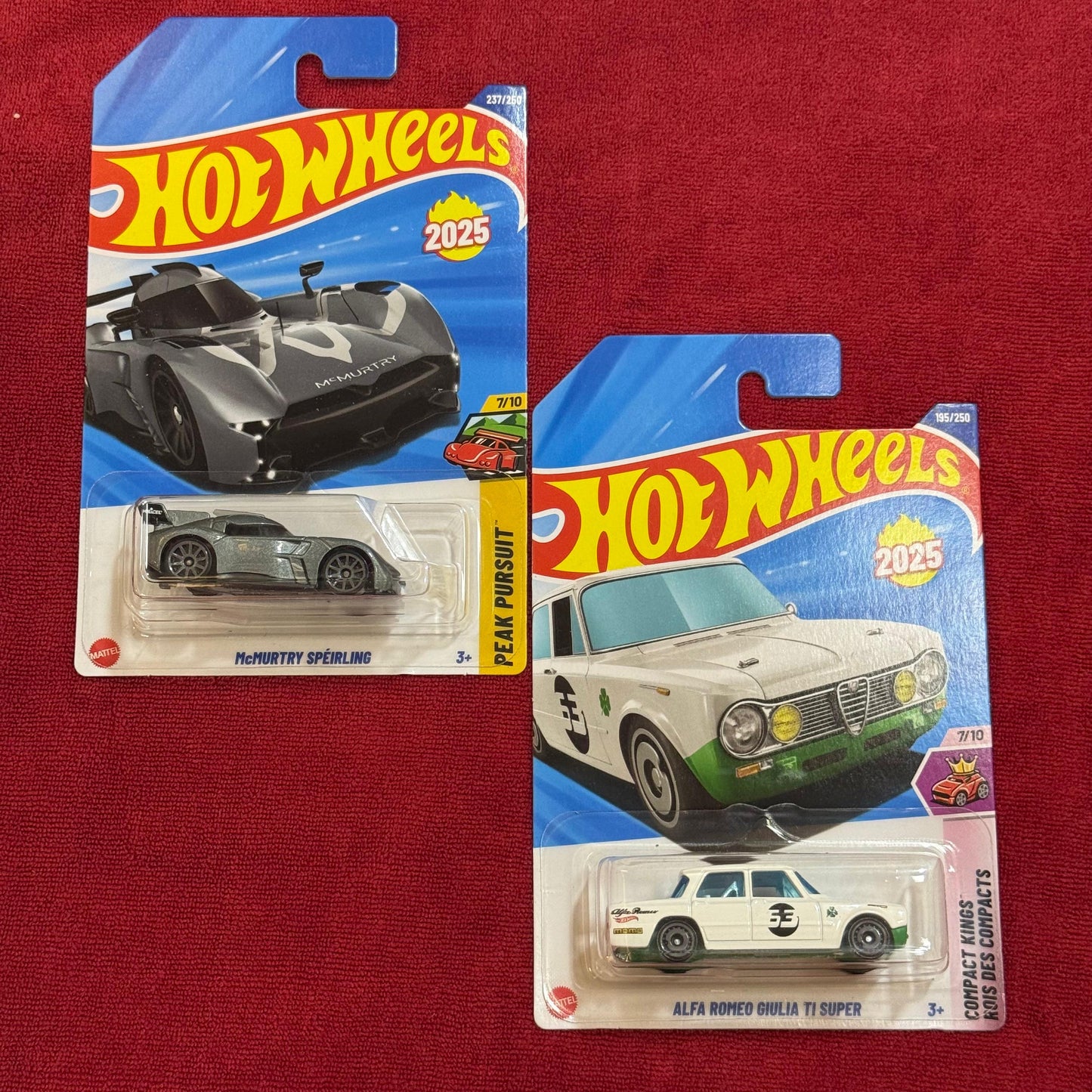 McMURTRY SPÉIRLING & ALFA ROMEO GIULIA TI SUPER (IMPORTED) | Hot Wheels 2026 Case A