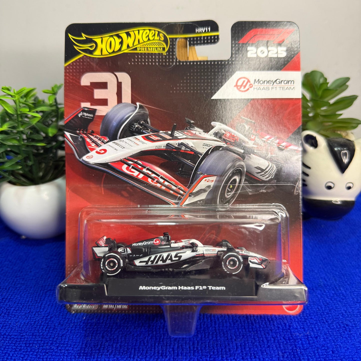 Money Gram Haas F1 Team 2025 | Hot Wheels Premium Imported