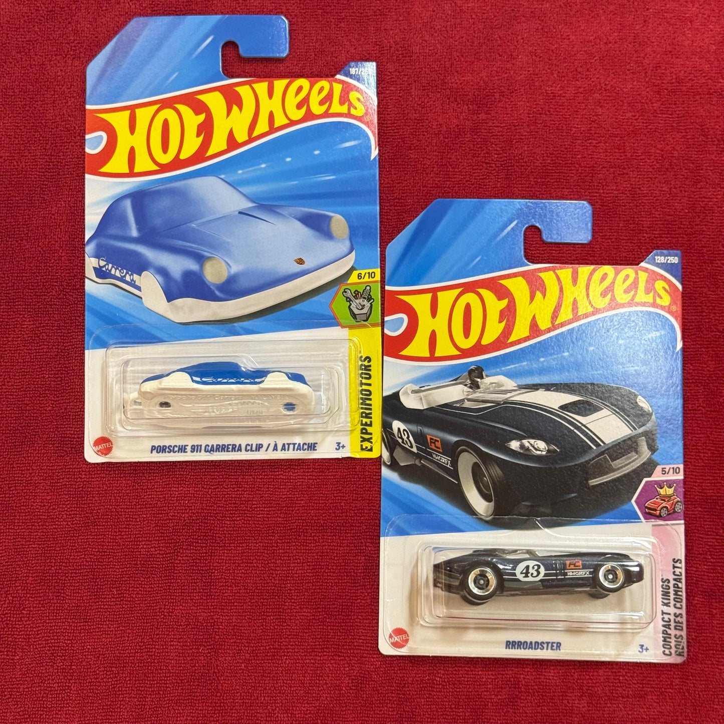 PORSCHE 911 CARRERA CLIP & RRROADSTER (IMPORTED) | Hot Wheels 2026 Case A