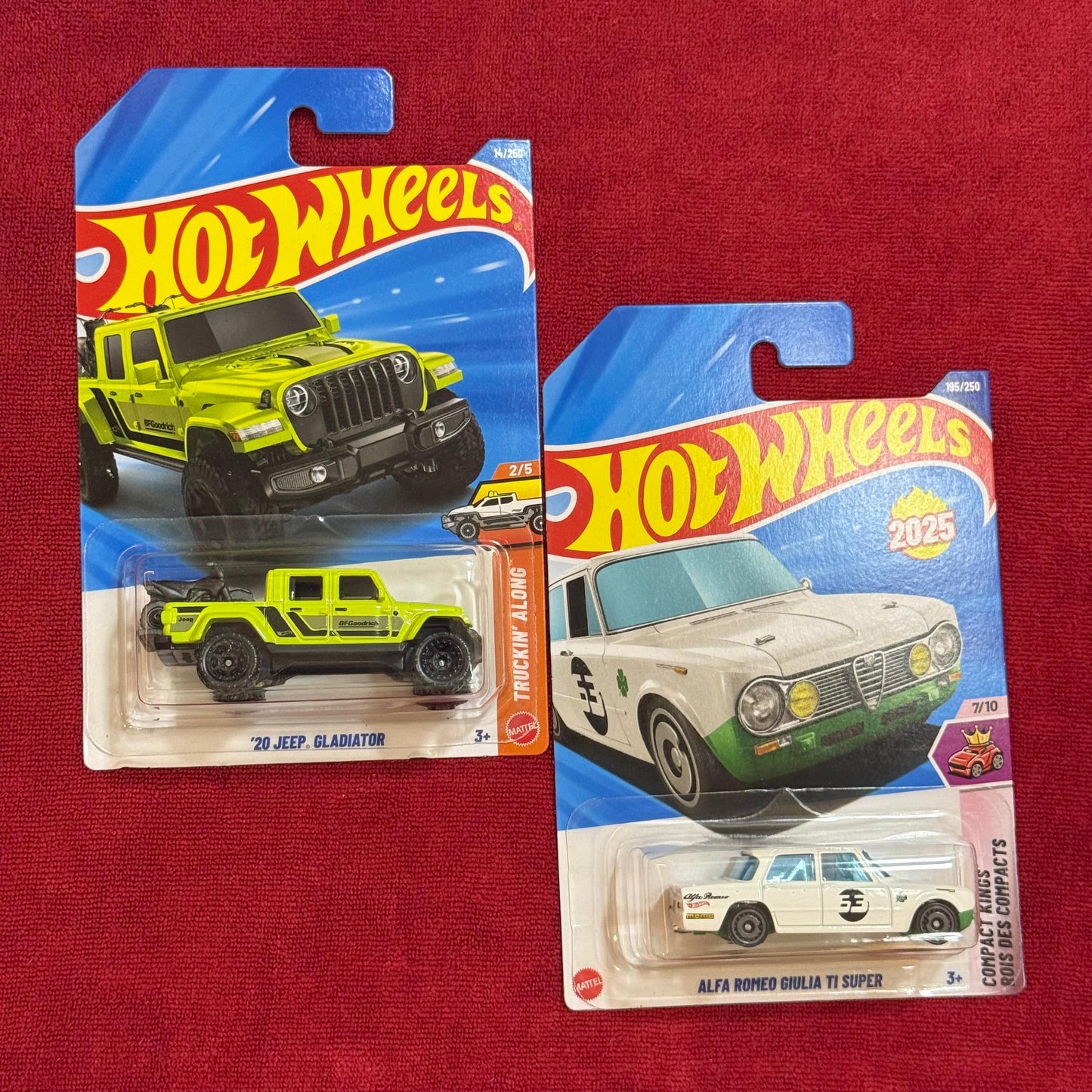 20 JEEP GLADIATOR & ALFA ROMEO GIULIA TI SUPER (IMPORTED) | HW 2026 Case A