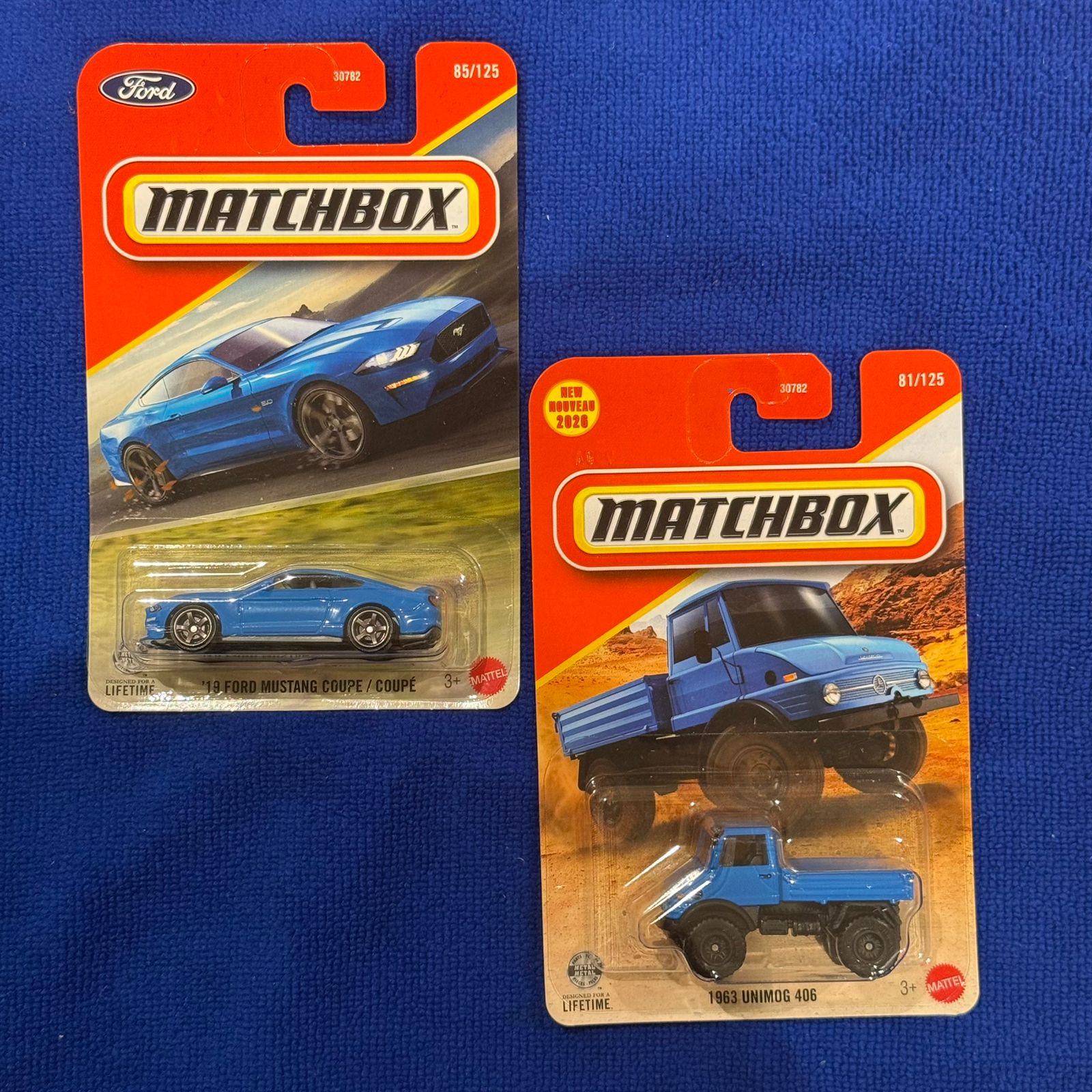 19 FORD MUSTANG COUPE & 1963 UNIMOG 406 | MATCHBOX