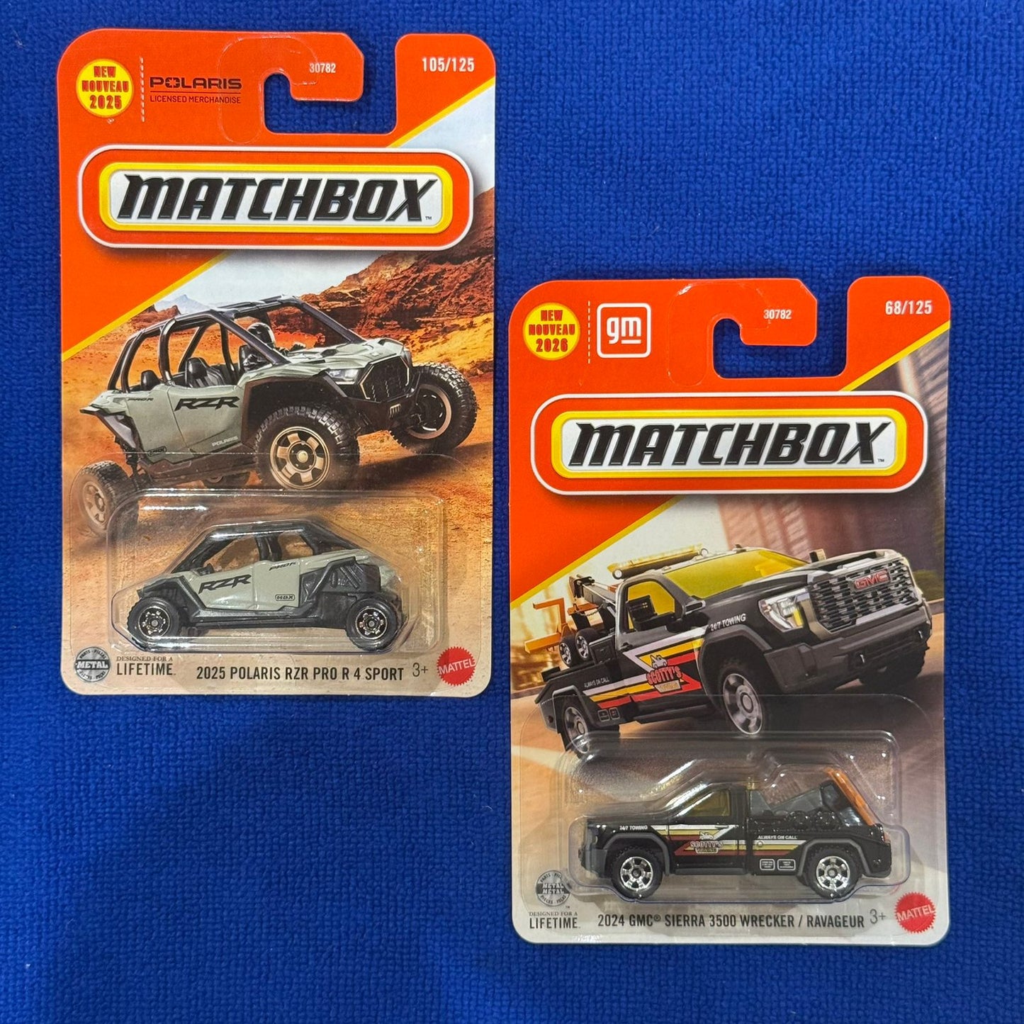 2025 POLARIS RZR PRO R 4 SPORT & 2024 GMC SIERRA 3500 WRECKER| MATCHBOX