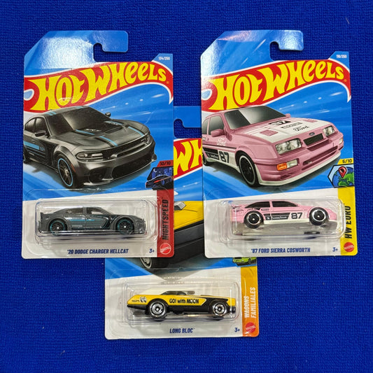 20 DODGE CHARGER HELLCAT| 87 FORD SIERRA COSWORTH | LONG BLOC
