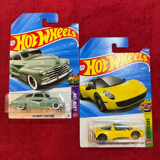 47 CHEVY® FLEETLINE™ & GORDON MURRAY AUTOMOTIVE T.33 (IMPORTED) | Hot Wheels 2026 Case B
