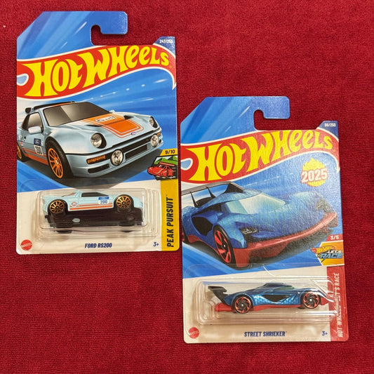 FORD RS200 & STREET SHRIEKER (IMPORTED) | Hot Wheels 2026 Case A