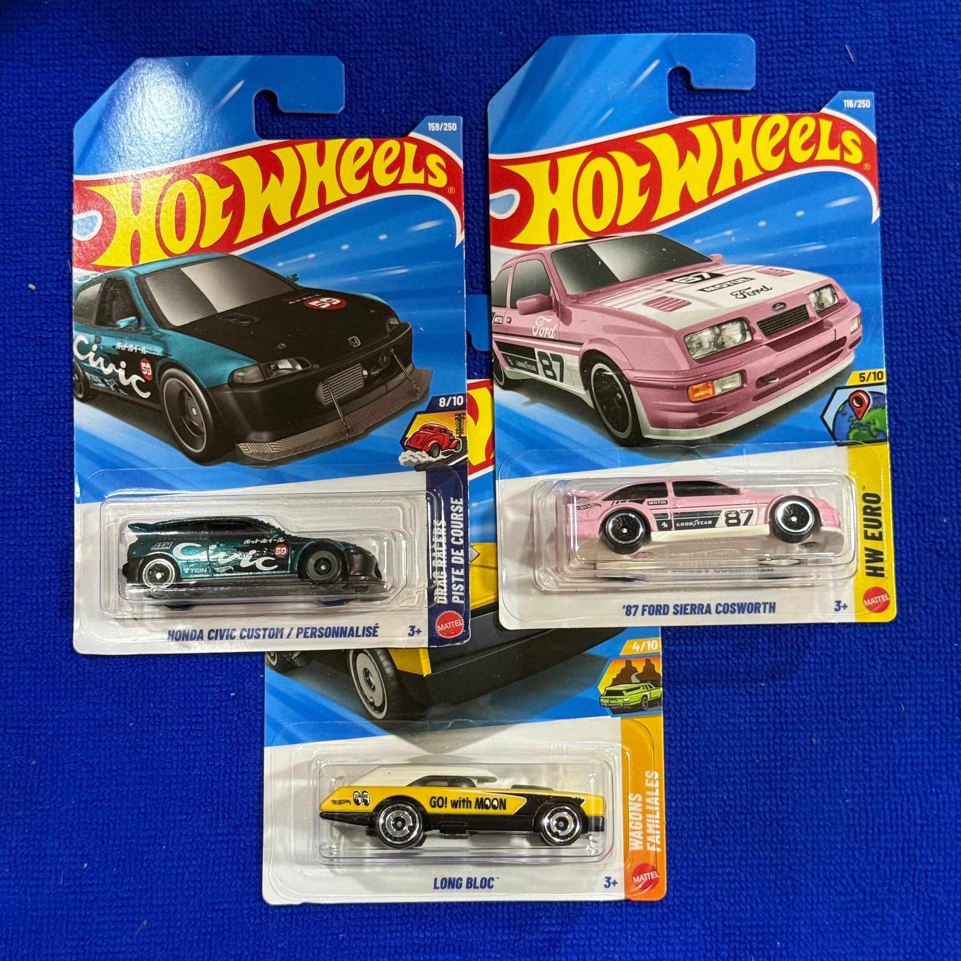 HONDA CIVIC CUSOM | 87 FORD SIERRA COSWORTH | LONG BLOC