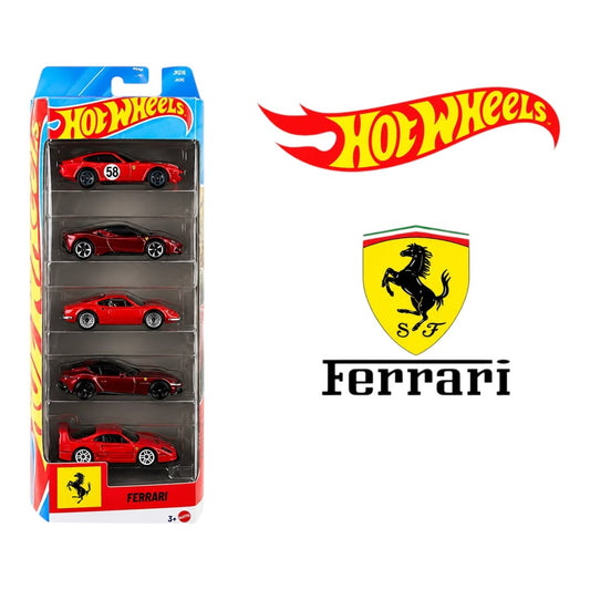Hot Wheels Ferrari Pack of 5