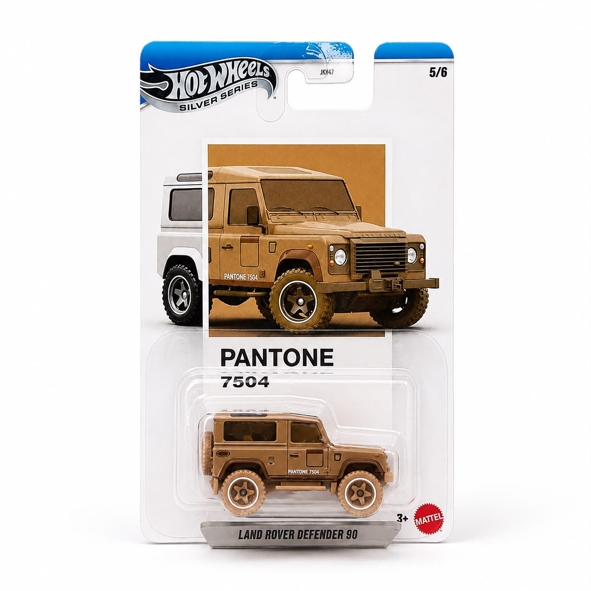 Hot Wheels Land Rover Defender 90 | Pantone Silver Series