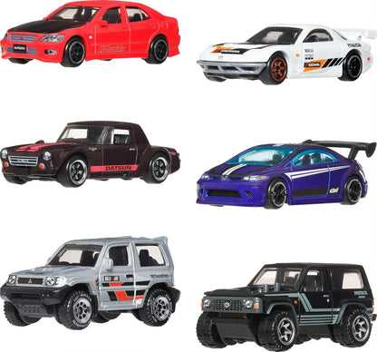 Japanese Car Set | Hot Wheels Silver Series