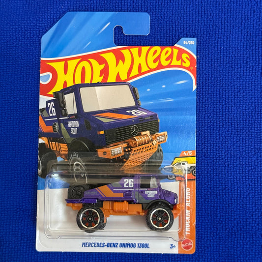 MERCEDES-BENZ UNIMOG 1300L | HOTWHEELS IMPORTED C CASE 2026
