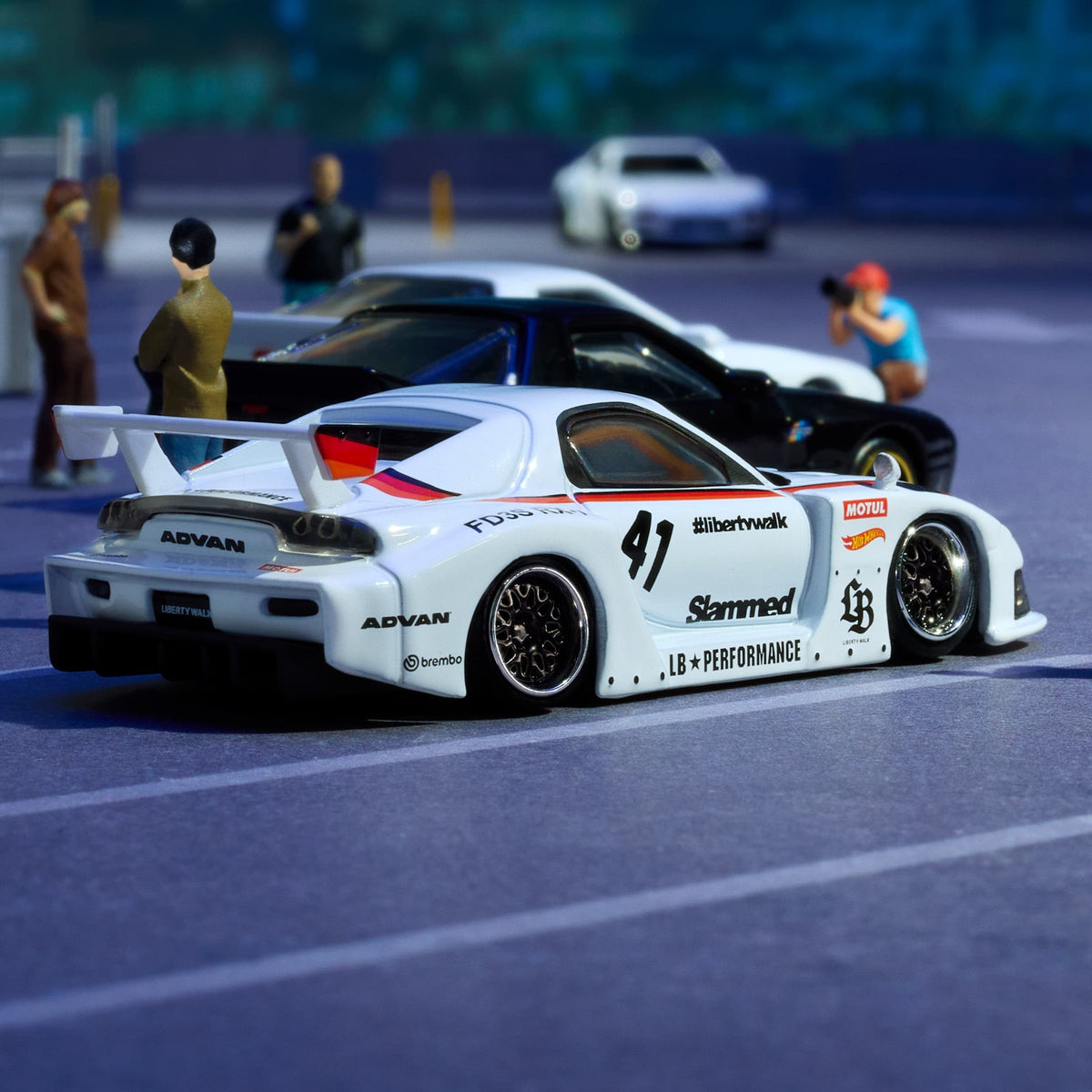 Mazda RX-7 Liberty Walk | Hot Wheels Elite 64