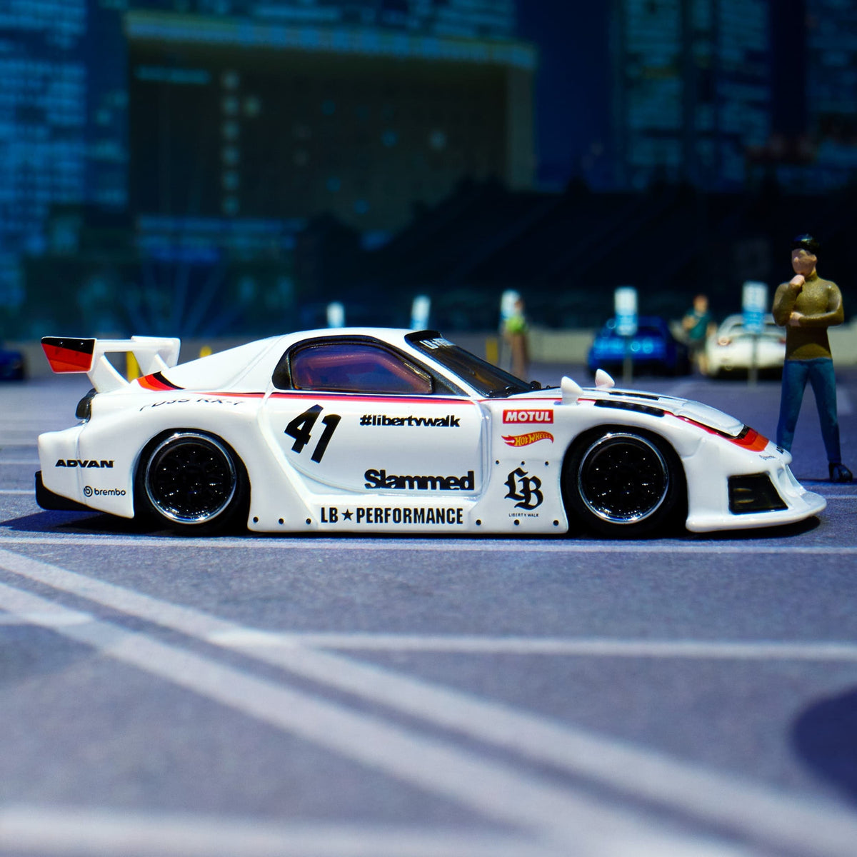 Mazda RX-7 Liberty Walk | Hot Wheels Elite 64