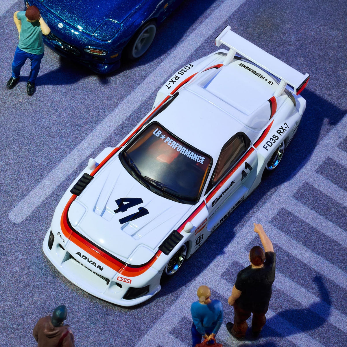 Mazda RX-7 Liberty Walk | Hot Wheels Elite 64