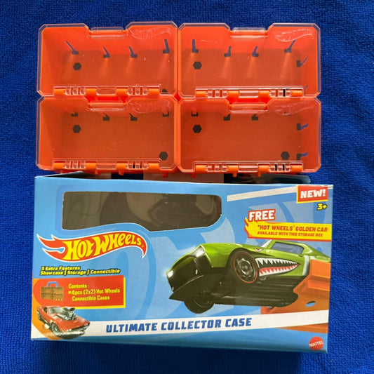 HotWheels Ultimate Collector Case With Free Golden CAR