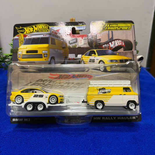 BMW M3 HW RALLY HAULER | Hot Wheels Premium Team Transport Imported